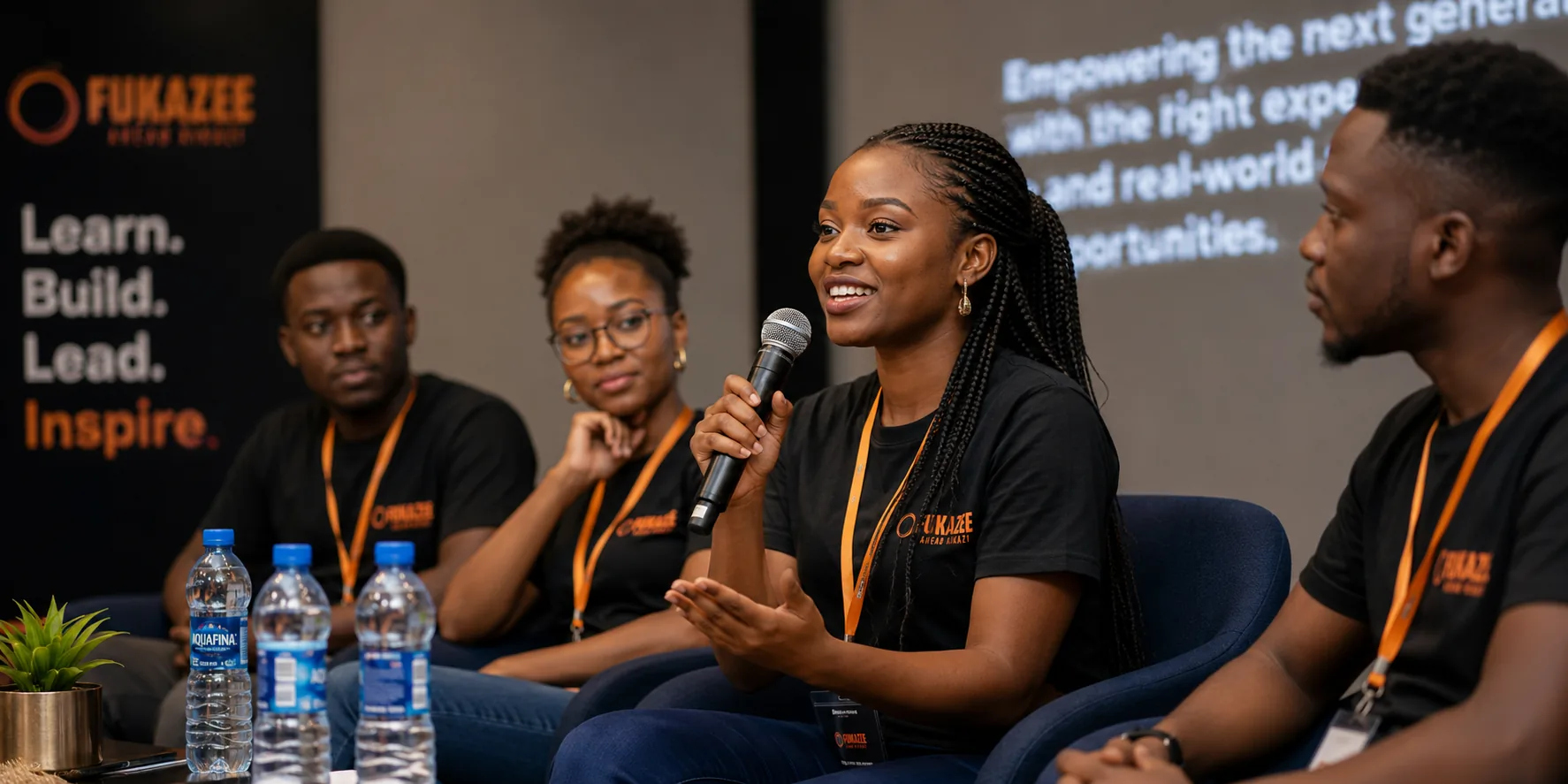 FuKazee mentor speaking on a panel